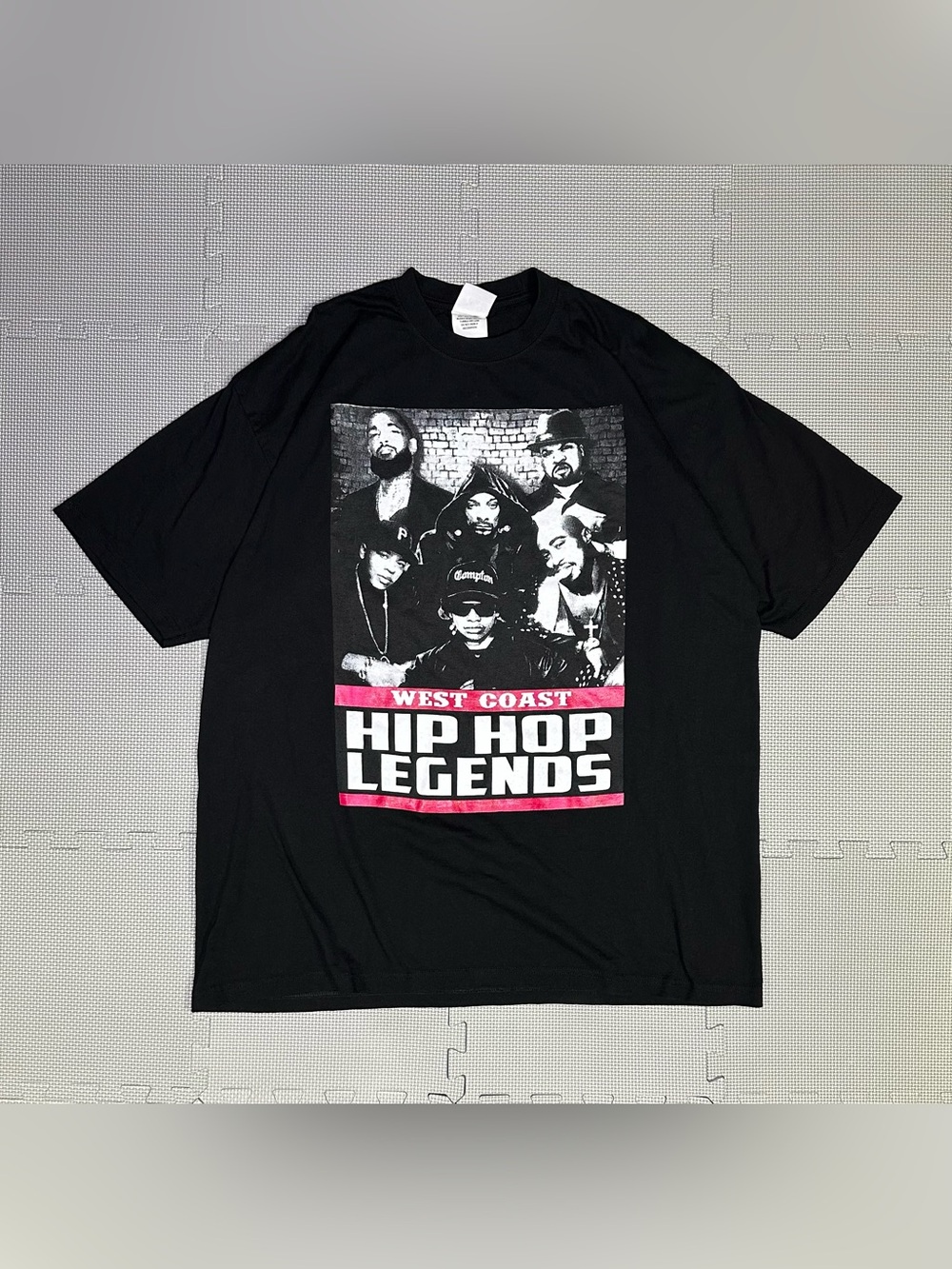 West Coast Hip Hop Legends T-Shirt 3XL Tupac Dre Hussle Snoop Easy E Pro Team